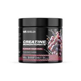 Out Angled Creatine Monohydrate Powder, Italian Grape, 50 Servings, Micronised for Easy Mixing, Muscle Growth, Recovery and Strength Performance