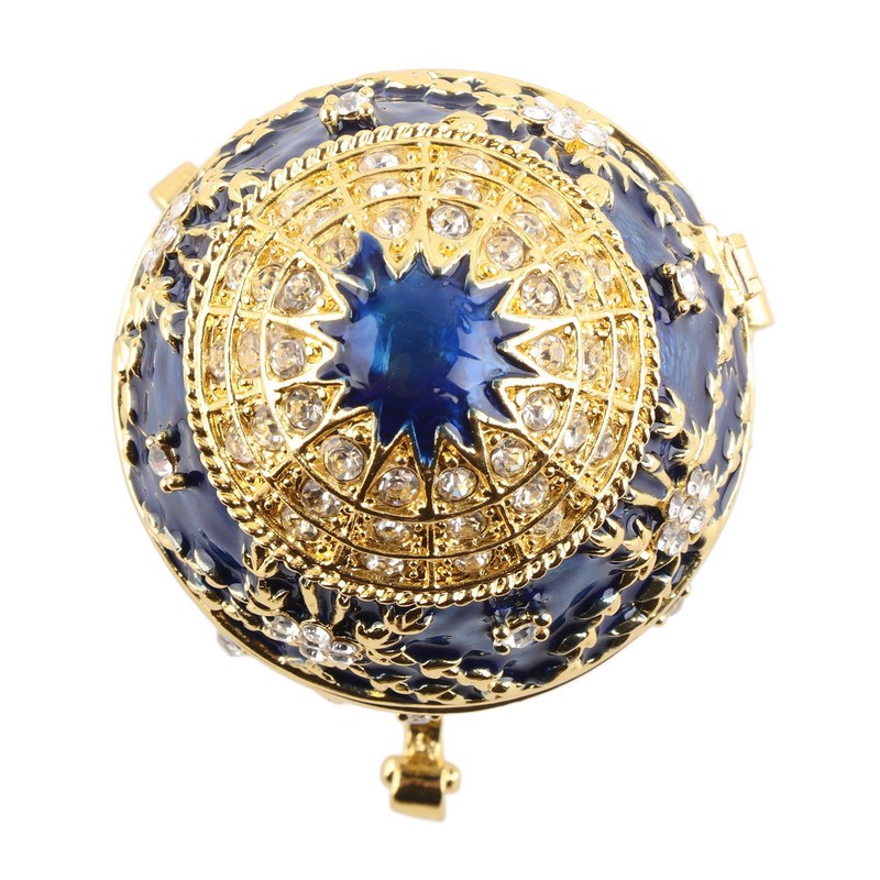 Enameled Ornament Easter Eggs Shape Hand‑Made Home Desktop Decoration Craft