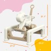 Qaba 5 in 1 Rocking Horse for Toddlers 1-6 Years