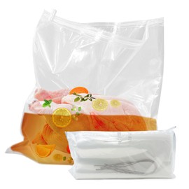 Brining Bags for Turkey, 3 Pack, 26"×24", Extra Large Turkey marinade bag Holds up 35lb, Thickened Brining Bag with 3 Cotton Strings, Double Zip-lock Seal Brine Bags for Turkey, Chicken, Beef, Pork, Ham.