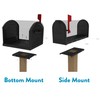 Architectural Mailboxes UMBS0B06AM Mounting Board, Steel Accessory, No Size, Black