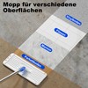 BEJOMOP Mop and Bucket Set, 60" Long Handle Mops for