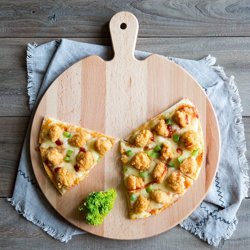 K-UNING Pizza Board, Cutting Board, Cutting Board, Bread Stand, Wood,