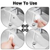 Pack of 10 Sink Overflow Covers, Overflow Covers for Sinks,