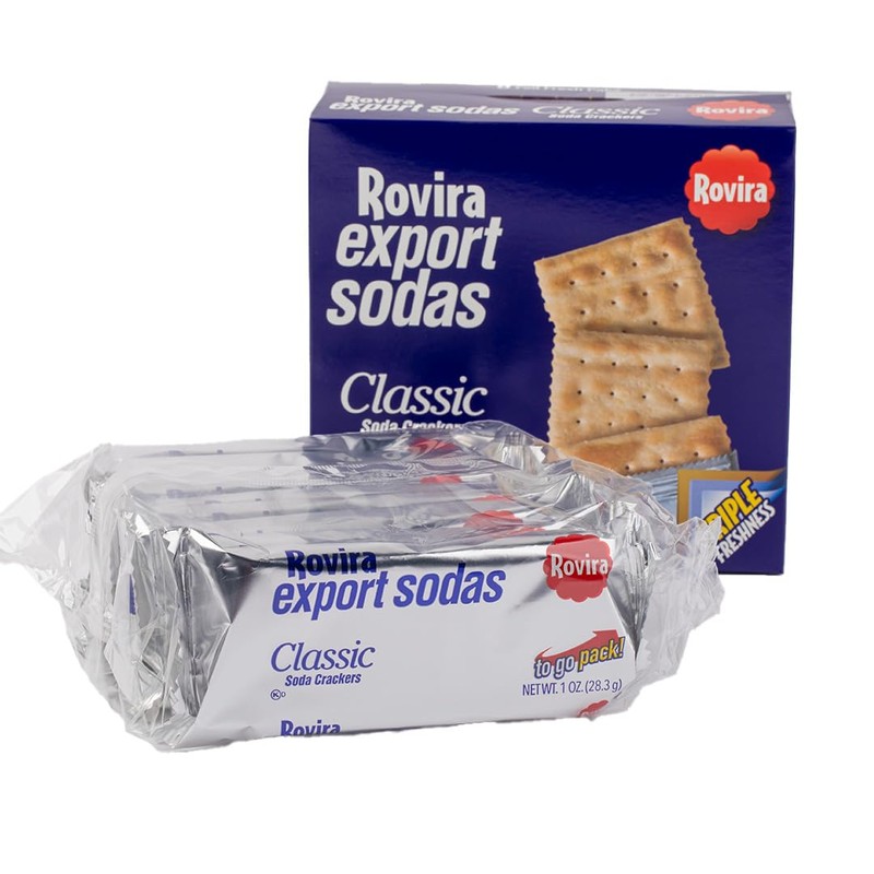 Rovira Classic Export Soda Crackers, Zero Trans Fat, Kosher, 8