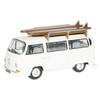 Oxford Diecast 76VW011 Pastel White VW Bus