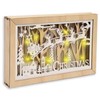 Giftmaker Pre-Lit LED Light Wooden Christmas Scene Santa Sleigh Village