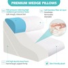 Wedge Pillow for Sleeping, Orthopedic Bed Wedge Pillow Set, 15-in-1