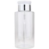 Pana 10oz. Push Down Clear Plastic Liquid Dispenser Bottle for