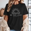 Sulayesh Christian Be The Light Shirts for Women Bible Verse