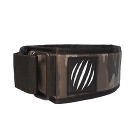 Bear KompleX Premium Leather APEX Weightlifting Belt, Abdominal & Back Support, Powerlifting, Squats, Crossfit, and Weight Training, Low Profile Velcro, Firm Back for Comfort, Easily Adjustable.