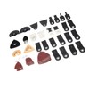 120 Pcs Oscillating Multitool Accessories Saw Blades Durable Quick Release