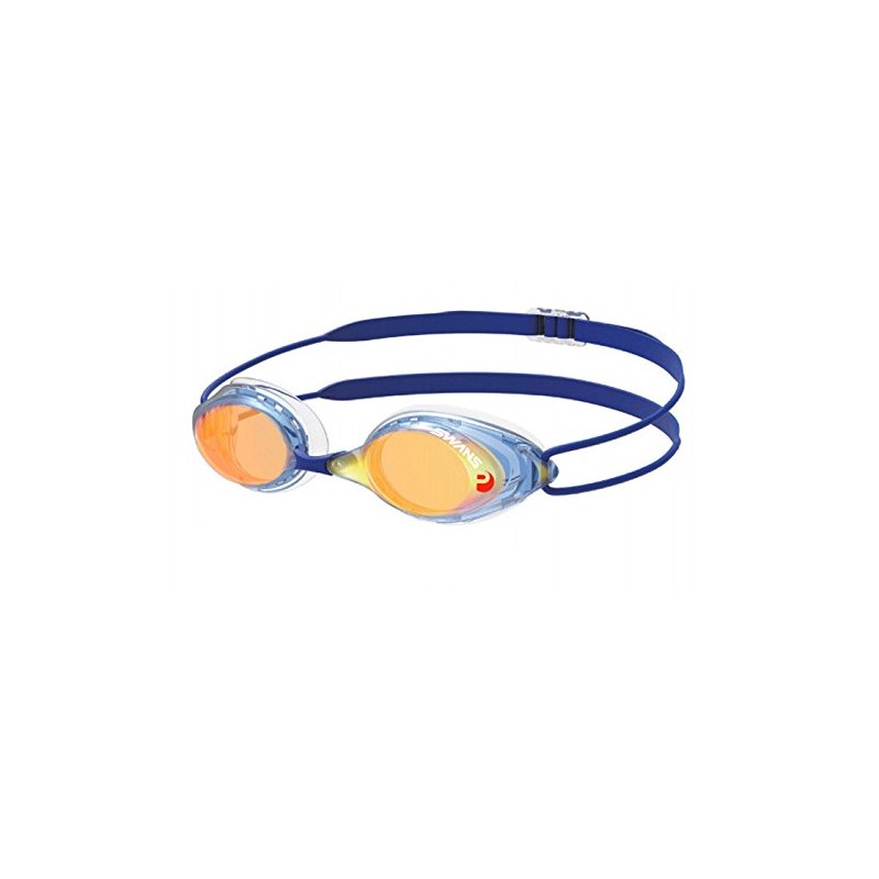 Swans Swimming Goggles with Prescription – Blue/Orange, blue
