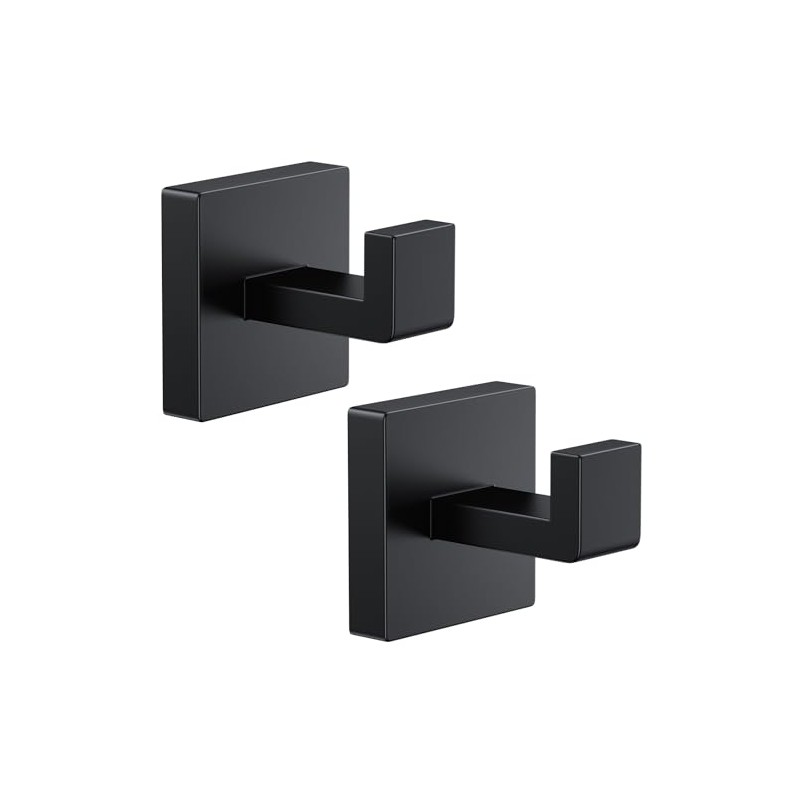 Kruodop 2 PCS Towel Hooks for Bathroom, Wall Mount Towel