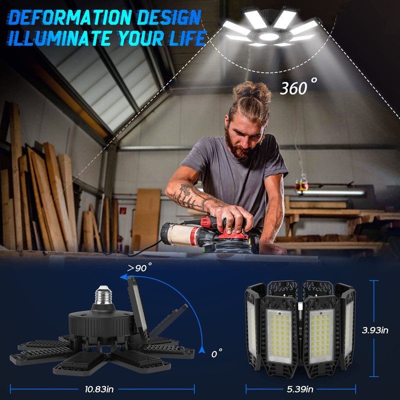 ANNIFUNLY Garage Lamp LED 210 W - 1 Piece 21000