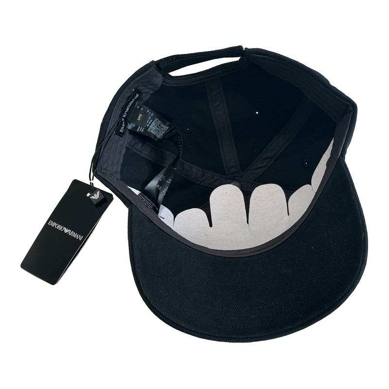 Emporio Armani 627869 2R556 Men's Cap, Hat, Black