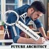PLITI Architecture Gifts Architect Keychain Gifts Architecture Students Graduation Gifts