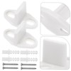 Ciieeo 2pcs Barn Door Guide Stopper Floor Track Stop Supply