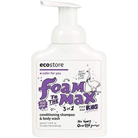 ecostore Kids 3-in-1 Wash, Pear Pop, 11.8 fl oz (350 ml), Foam Type, For Kids, 3-in-1