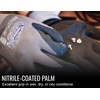 Global Glove 500NFT Tsunami Grip Nitrile Coated Work Gloves, Lightweight