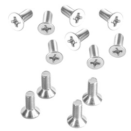 Automotive 12pcs Screw Rotor Brake Disc Retaining,93600-06014-0H,Stainless Steel Retaining Screws for Front and Rear