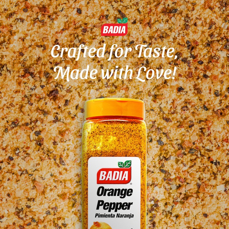 Badia Orange Pepper Seasoning, 26 oz - Pepper, Garlic &