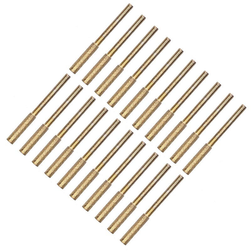 20-Piece Diamond Chainsaw Sharpener, Burr Grinding Head, Rotating File Sharpening