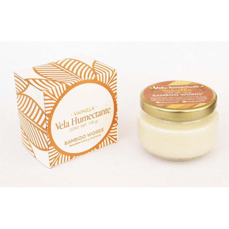 Bamboo Words - Velas de masaje, relajantes y humectantes con