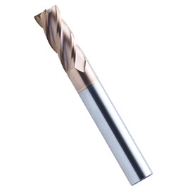 Tommy Global TG1708 Carbide Square End Mill, Blade Diameter 0.2 inches (5 mm), Total Length 1.6 gal (50 L), 4 Blades, AlTiN Coat