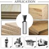 Akylin Dovetail Router Bits 1/2" Shank, 14°Dovetail Jigs for Composition