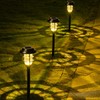 Solpex 8 Pack Solar Lights Outdoor, Warm White Solar Landscape