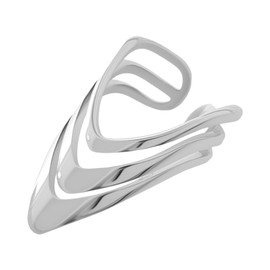 V Shape Multilayer Open Rings Minimalist Pointed Chevron Engagement Promise Dainty Adjustable Finger Wedding Band Stackable Eternity Ring Unique Cocktail Party Simple Jewelry for Women Girlfriend