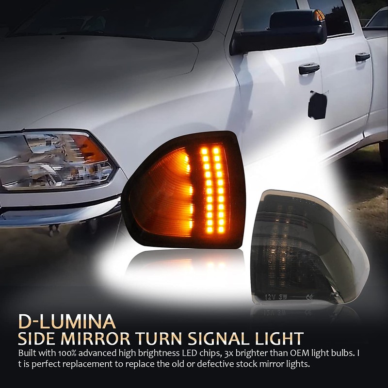 D-Lumina LED Side Mirror Turn Signal Light Left and Right