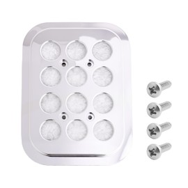 Fresh Filter CF19501C Chrome Exterior Cab Air Filter Compatible With Kenworth T600 T450 T800 W800 W900 T600B W900L 1986-2015-Up With 2 Filter Layer