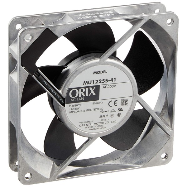 orientarumo-ta- AC AXIAL FLOW FAN Mu Series mu1225s – 41 