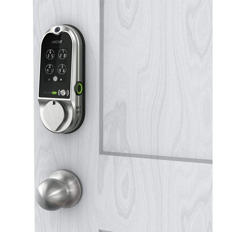 Lockly Door Knob Set Round Ball Style Passage Doorknob, Premium