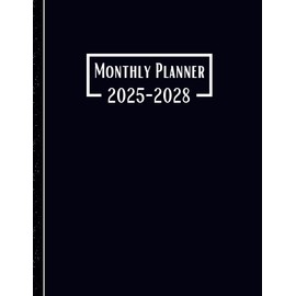 2025-2028 Monthly Planner 4 years: 48 Months, January 2025 to December 2028, 4-Year Calendar, 8.5x11 inches, |Theme: Simple |