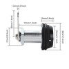 JMIATRY 4 Set Combination Cam Lock 1-1/8 Inch Cylinder Password