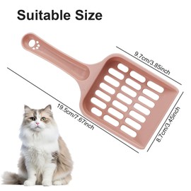2 Stück Haustiere Schaufel für Katzenstreu, Katzenstreu Scooper, katzenklo Schaufel Plastikstreuschaufel Cat Litter Scoop für Haustier Katzen Hunde