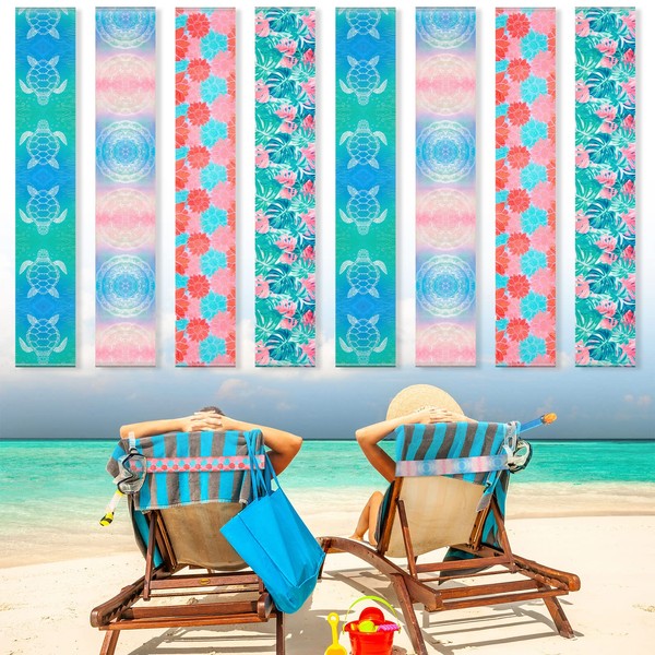 Boao Boao 8 Pack Towel Bands for Beach Chairs Cruise