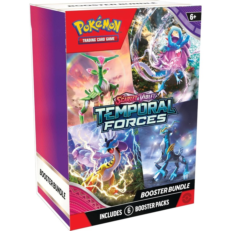 Pokemon TCG: Scarlet and Violet: Temporal Forces: Booster Bundle