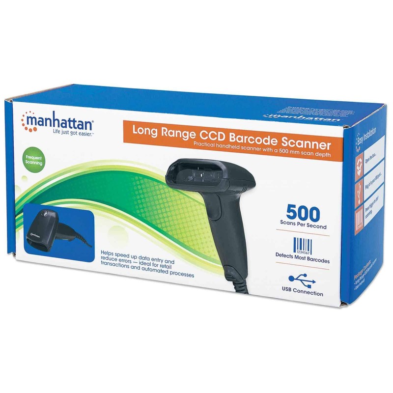 Manhattan 177672 Document Barcode Scanner