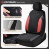 Coverado Seat Covers 2-Pack, Waterproof Car Seat Covers, PU Leather