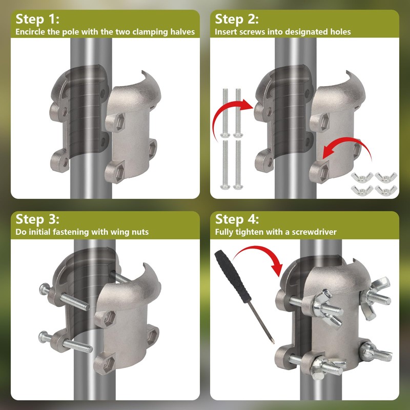 Stainless Steel Squirrel Baffle Bracket, Rustproof Chew-Proof Holder for Bird