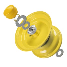 HD Switch Front Wheel Bushing to Bearing Conversion Kit with Hardware and Hub Caps Replaces John Deere L100 L105 L108 L110 L120 L130, M123811, GX21931, R27434, M143338, AM127304