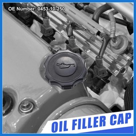 VekAuto Engine Fuel Tank Cap Gas Oil Filler Plug Cover Replace 0453-10-250 for Mazda MX-6 1988-1997 for Mazda Millenia Miata Black Auto Accessories