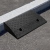EVERGOODS 2PCS Kerb Ramp 49.6 * 27 * 8.8cm Wheelchair