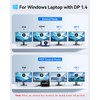 USB C Docking Station Dual Displayport, USB C Hub 2
