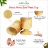 ChillEyes Neem Wood Eye Wash Cups - Ayurvedic Healing with