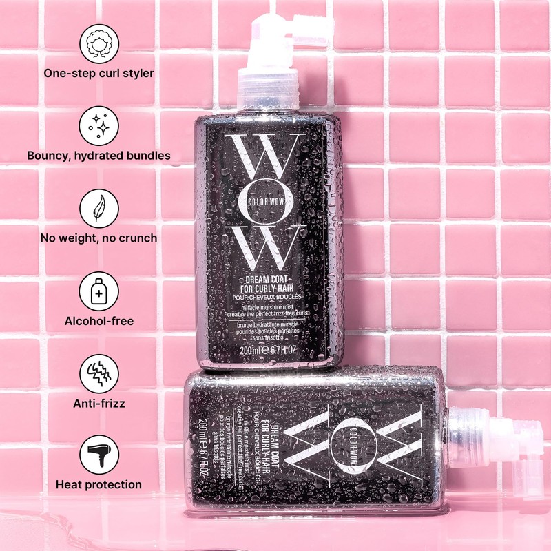 COLOR WOW Dream Coat for Curly Hair – Frizz-Free Curls